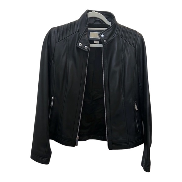 Michael Kors Jackets & Blazers - Michael Kors Leather Jacket Size Small